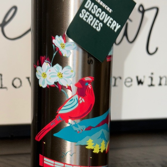 NWT 2024 Starbucks Discovery Seeies Stainless Steel 16oz Water Bottle VIRGINIA - Picture 9 of 13